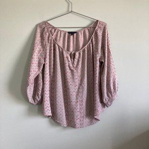 American Eagle Floral Blouse Small